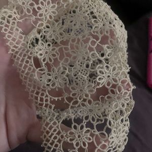 Handmade  baby lace hat
